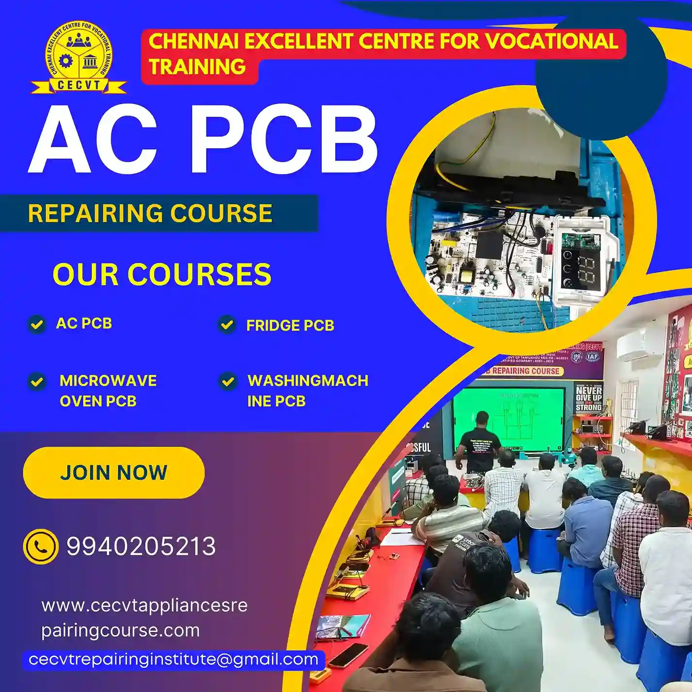 AC PCB Repairing Course in Bhadrak, Odisha