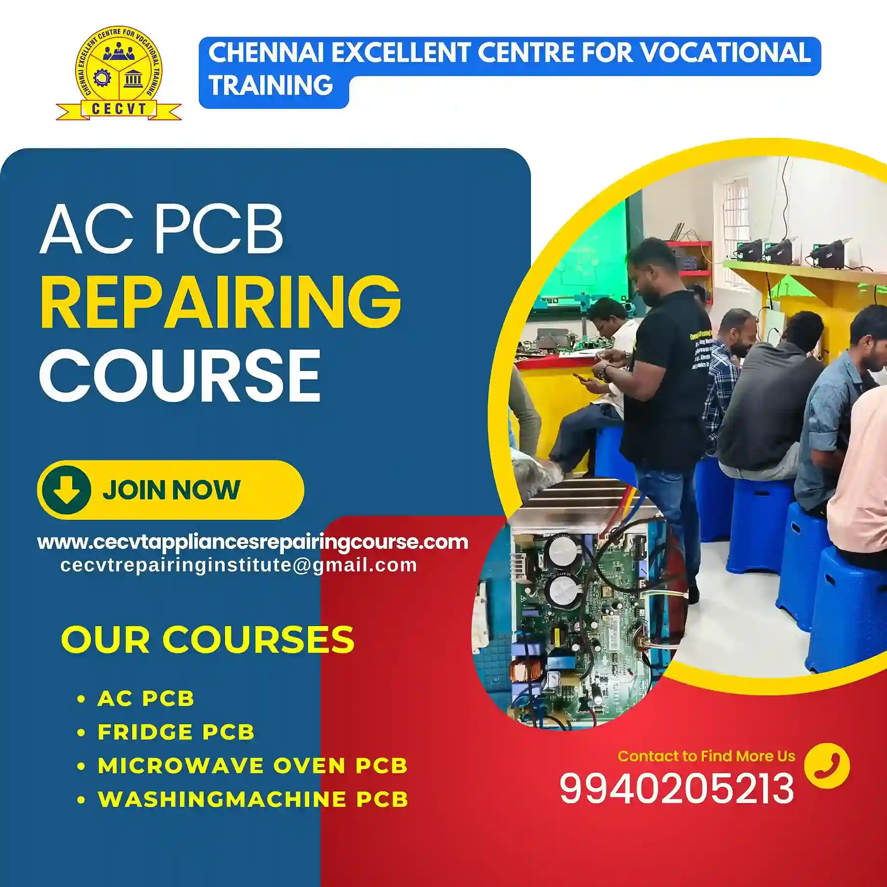 AC PCB Repairing Course in Bhadrak, Odisha