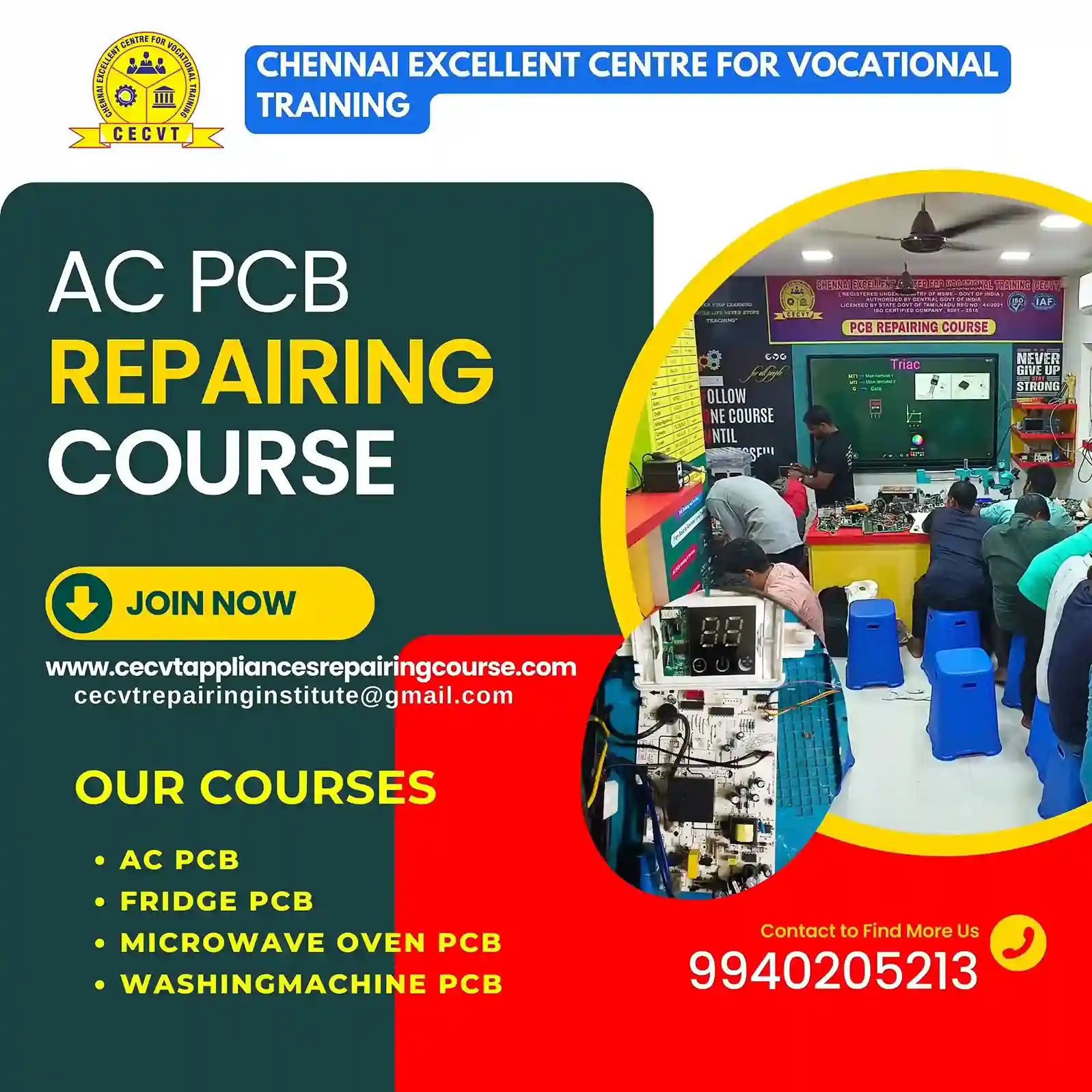 AC PCB Repairing Course in Pali, Rajasthan
