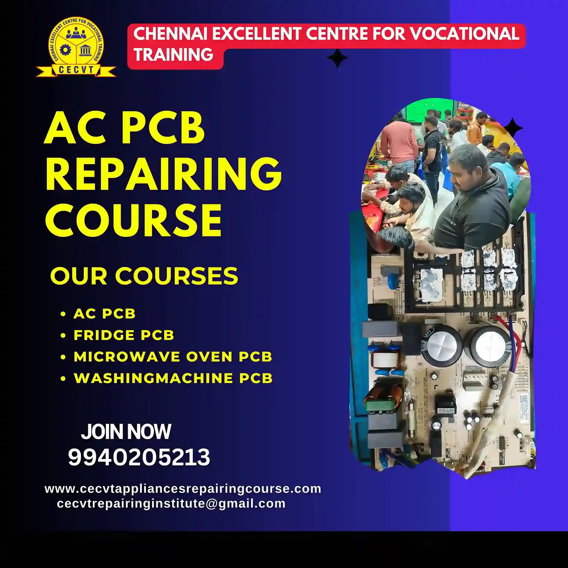 AC PCB Repairing Course in Pali, Rajasthan