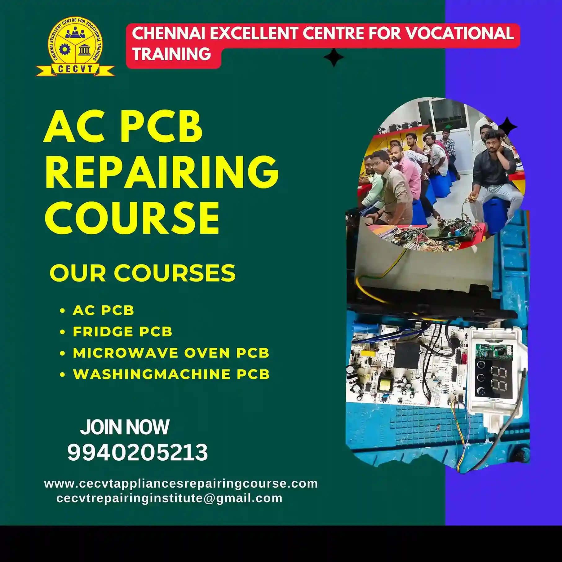 AC PCB Repairing Course in Pali, Rajasthan