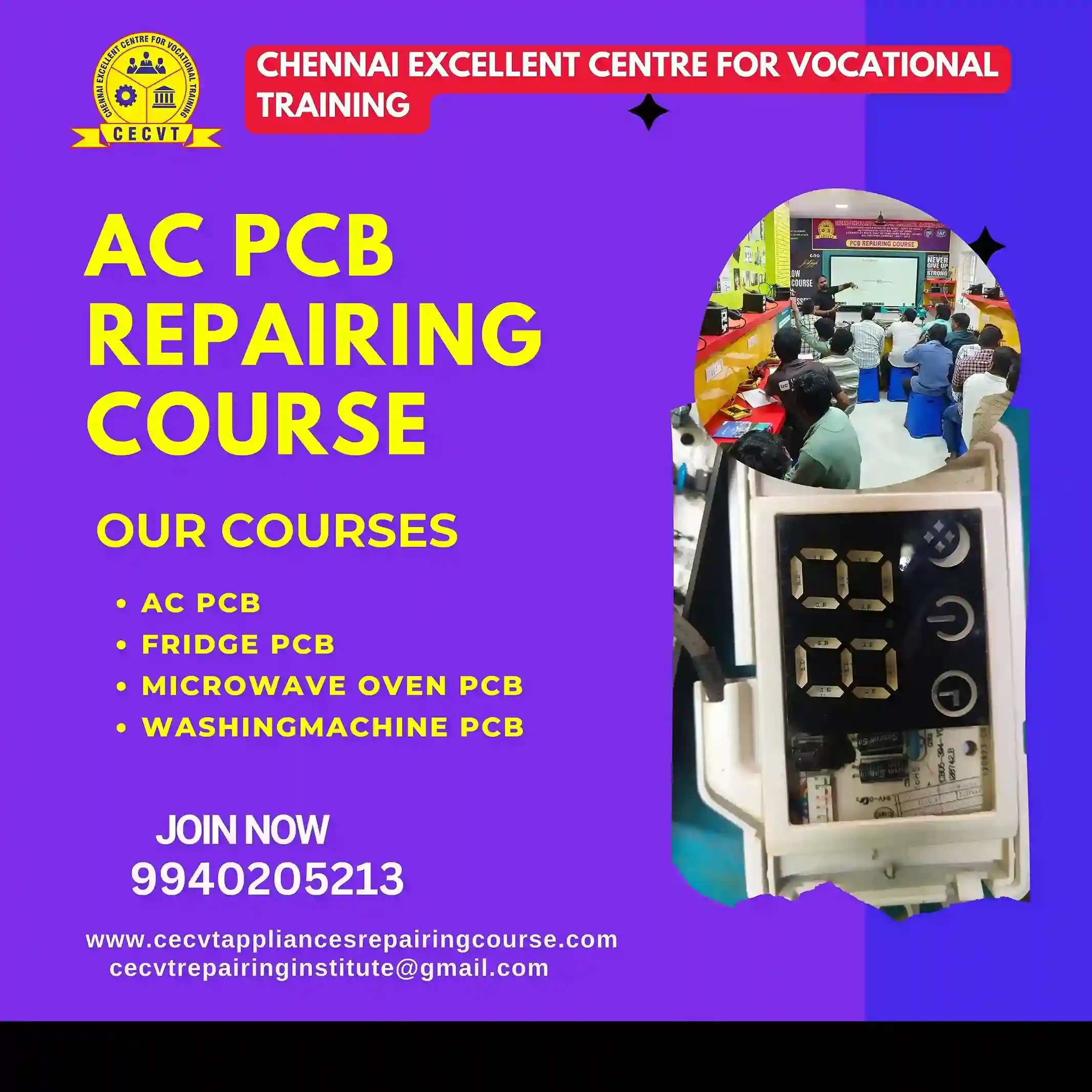 AC PCB Repairing Course in Pali, Rajasthan