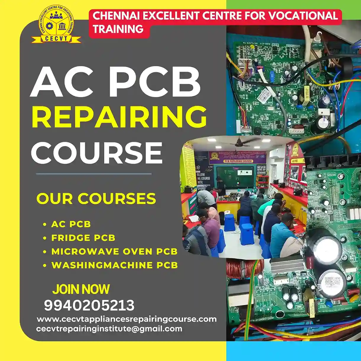 AC PCB Repairing Course in Rajsamand, Rajasthan