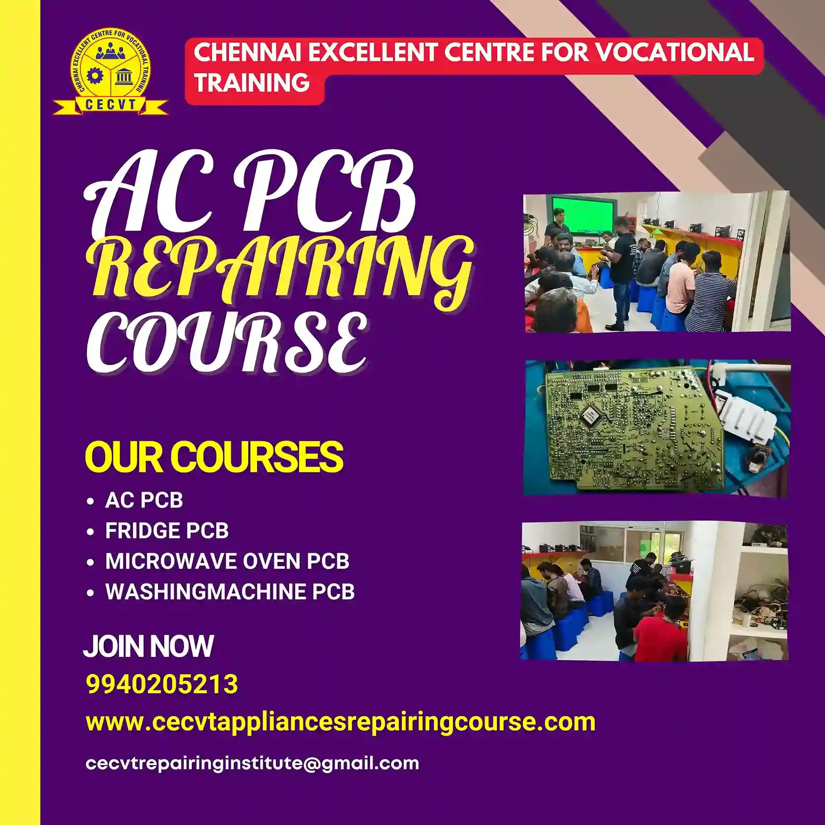 AC PCB Repairing Course in Rajsamand, Rajasthan