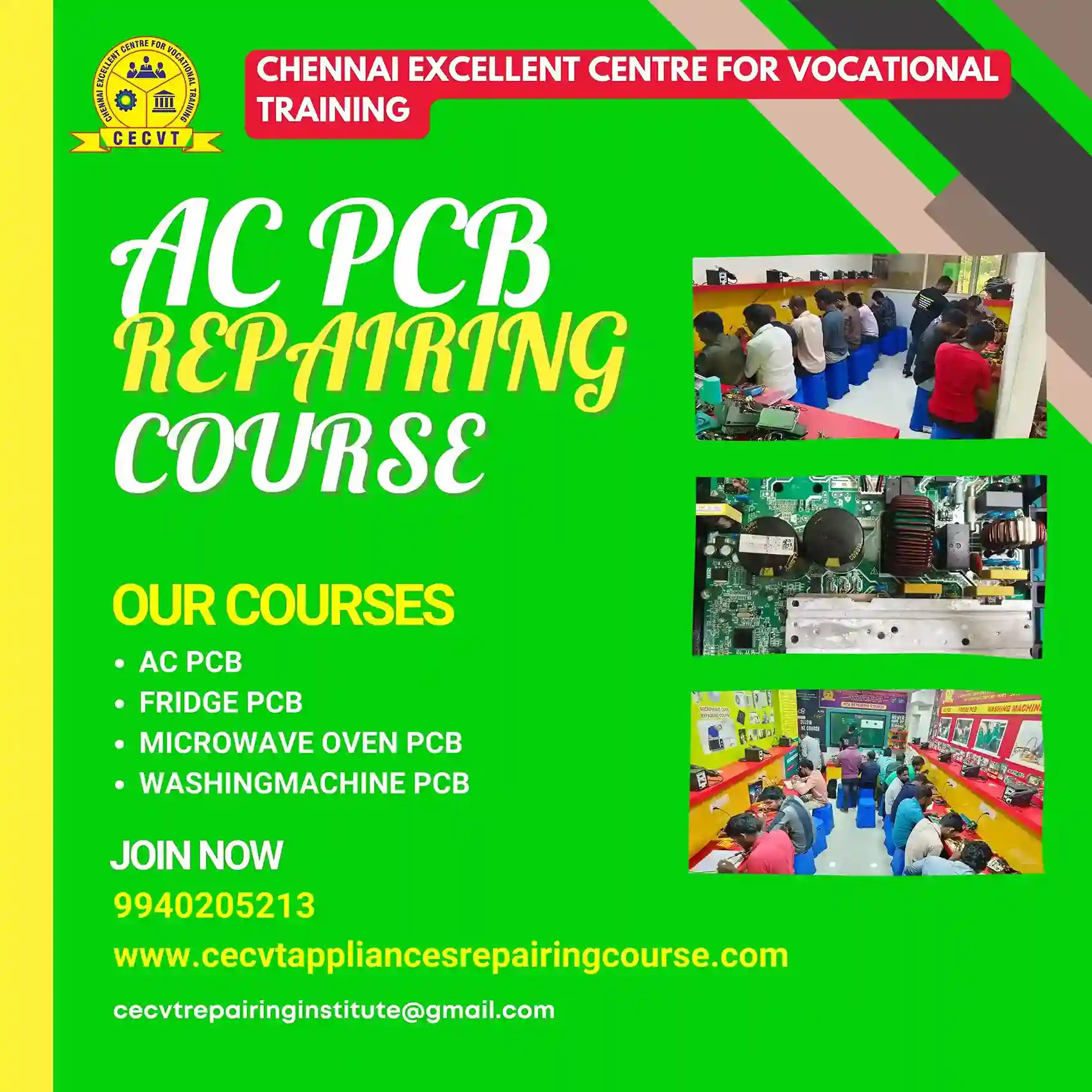 AC PCB Repairing Course in Rajsamand, Rajasthan