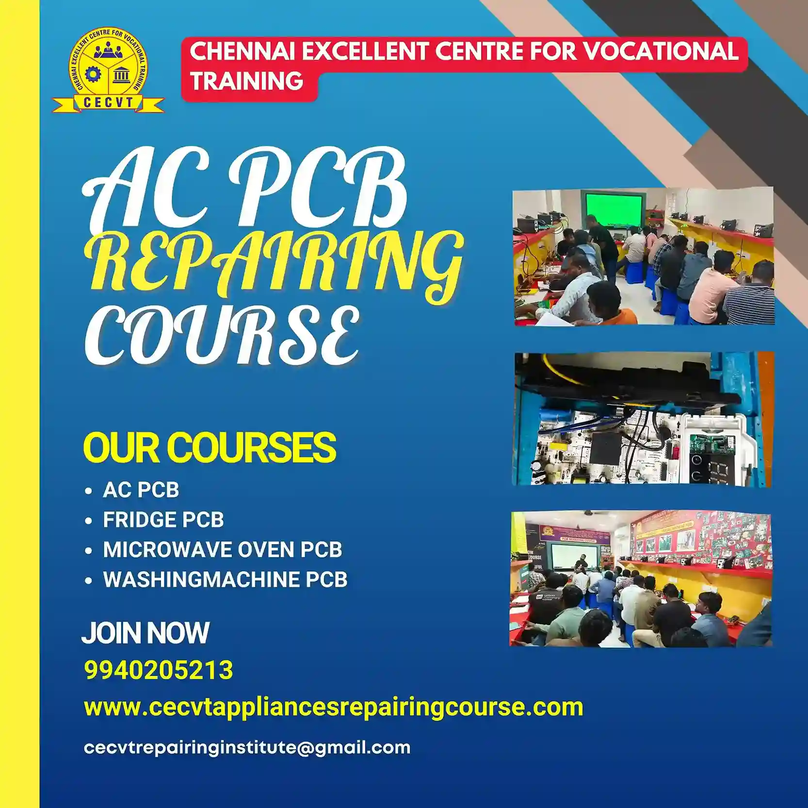 AC PCB Repairing Course in Rajsamand, Rajasthan
