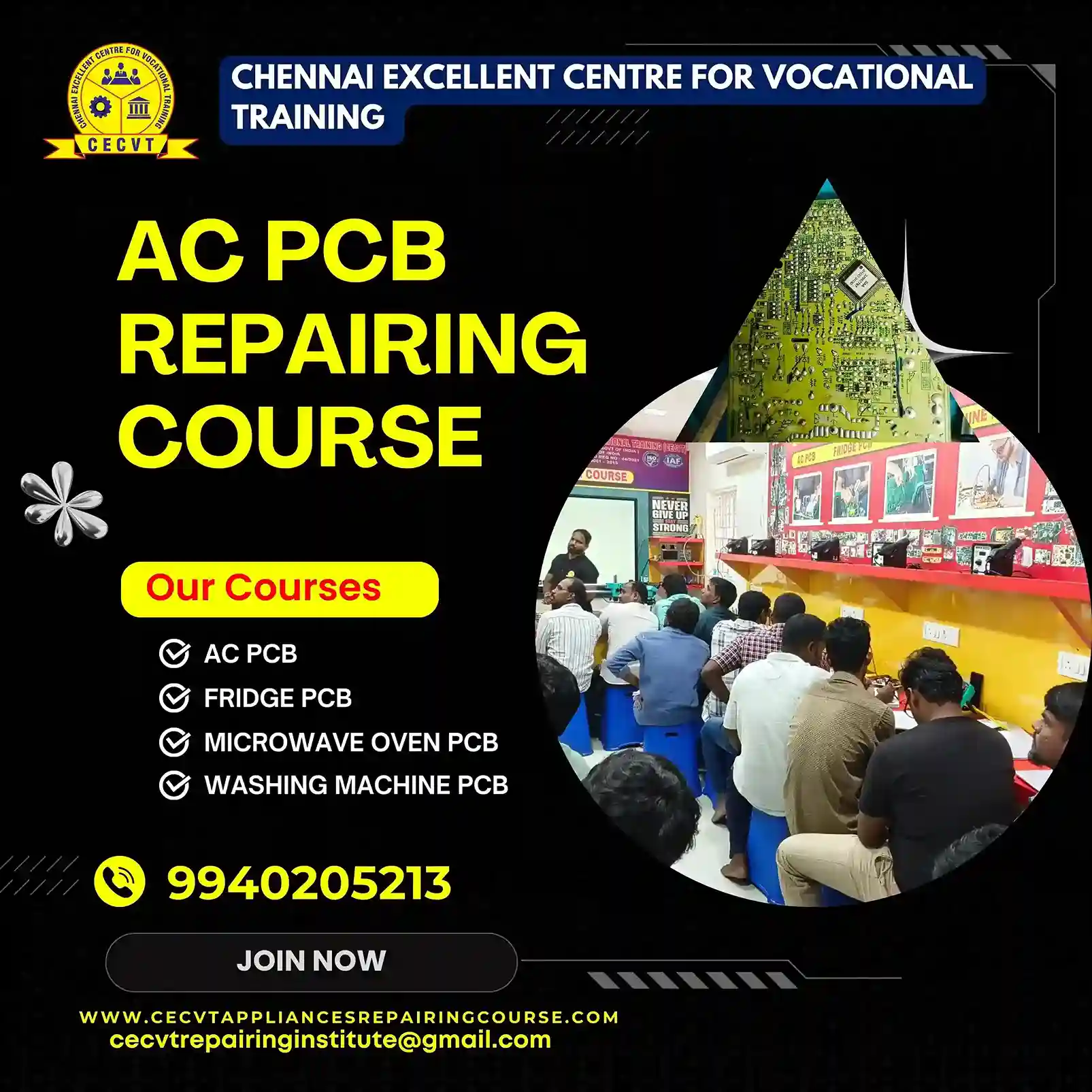 AC PCB Repairing Course in Salumbar, Rajasthan