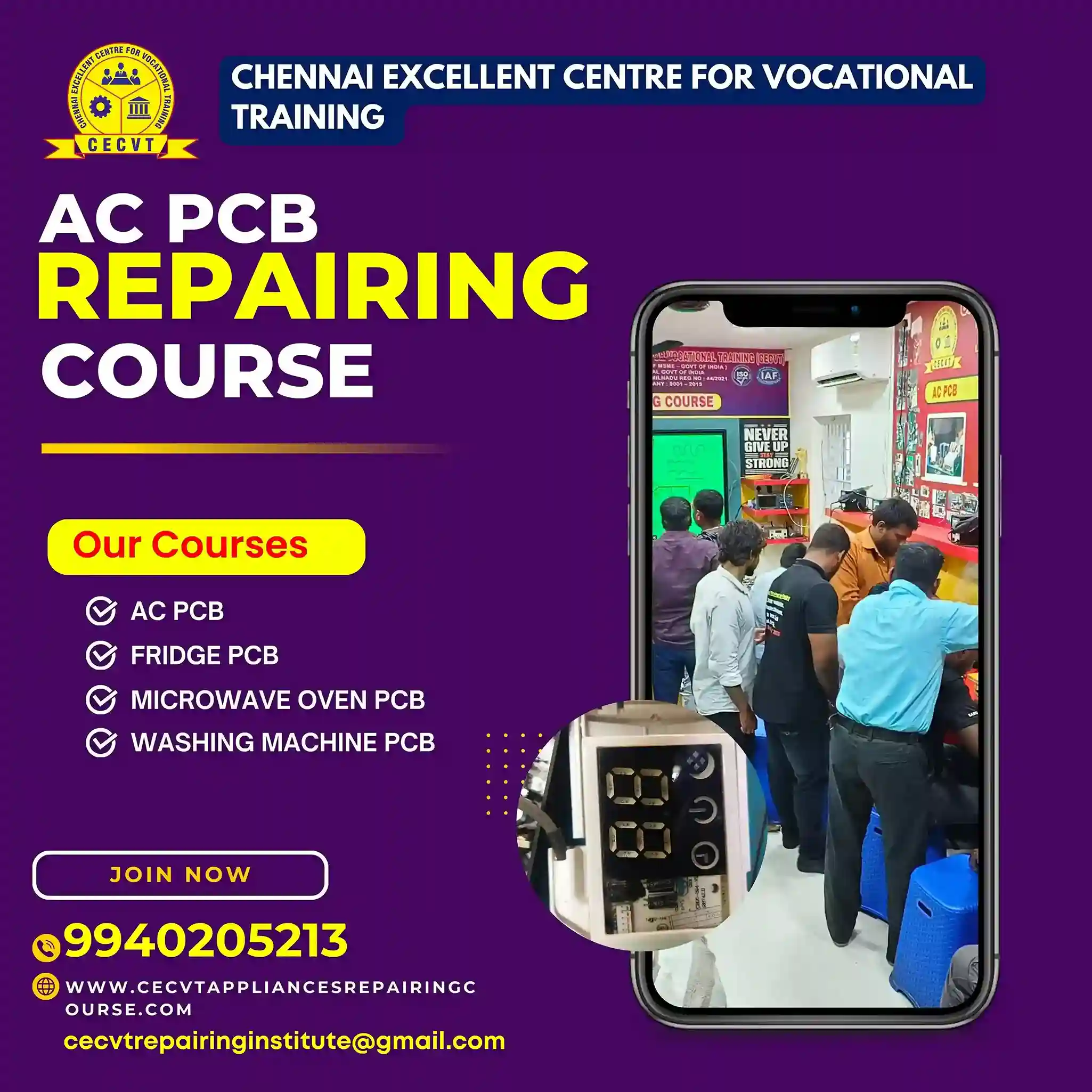 AC PCB Repairing Course in Salumbar, Rajasthan