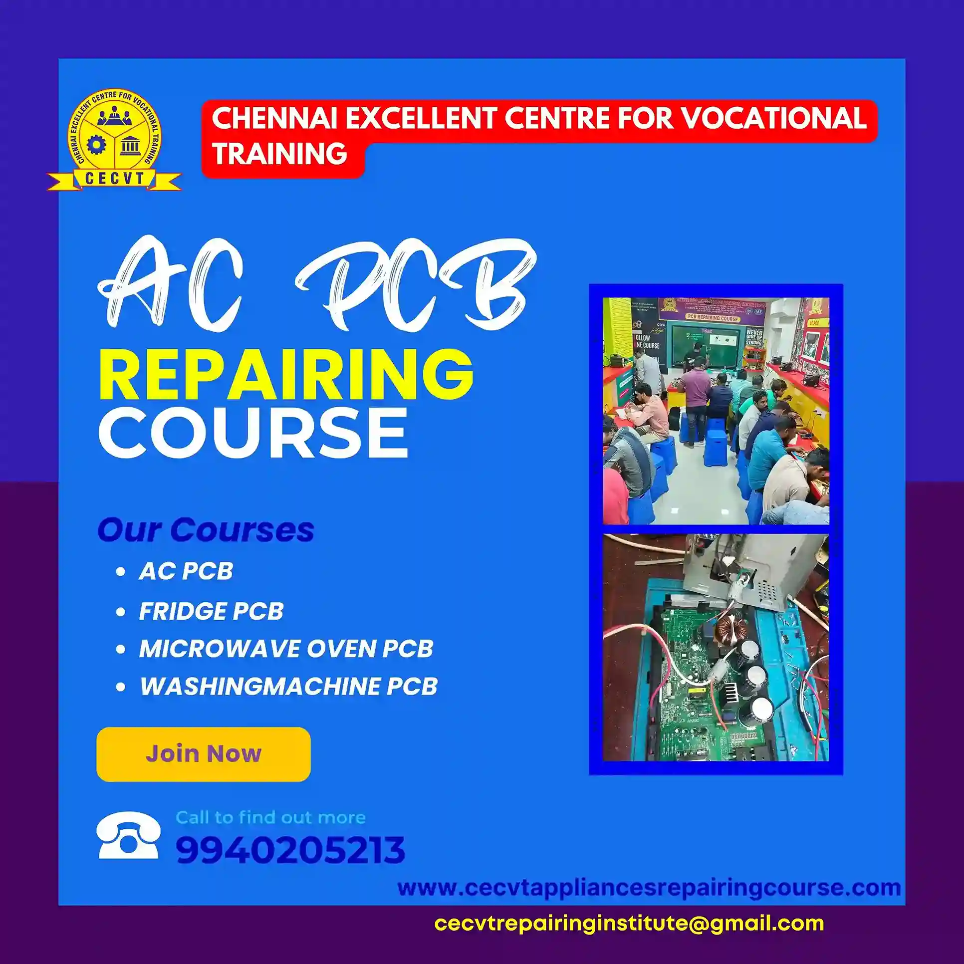AC PCB Repairing Course in Sanchore, Rajasthan