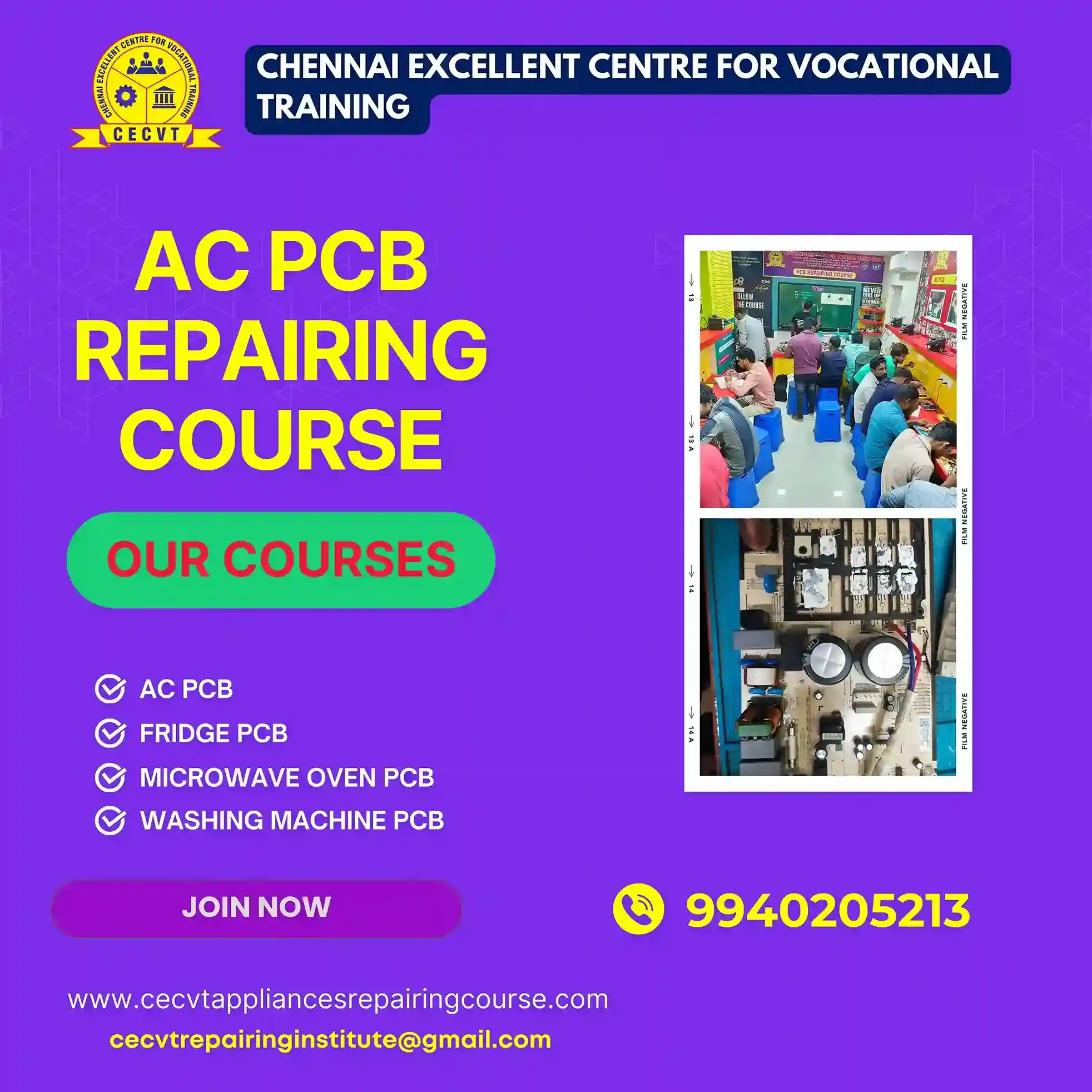 AC PCB Repairing Course in Sawai Madhopur, Rajasthan