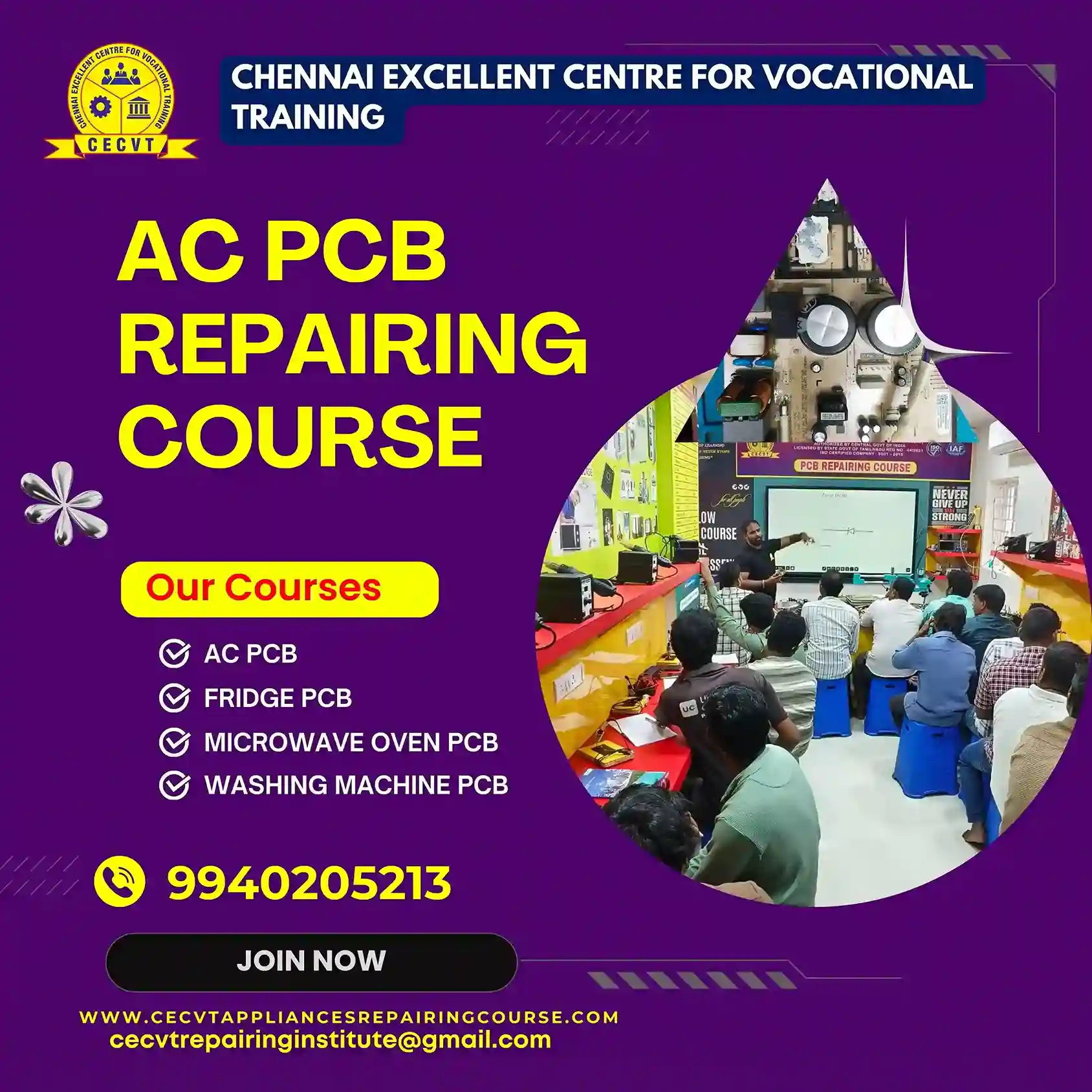 AC PCB Repairing Course in Sawai Madhopur, Rajasthan