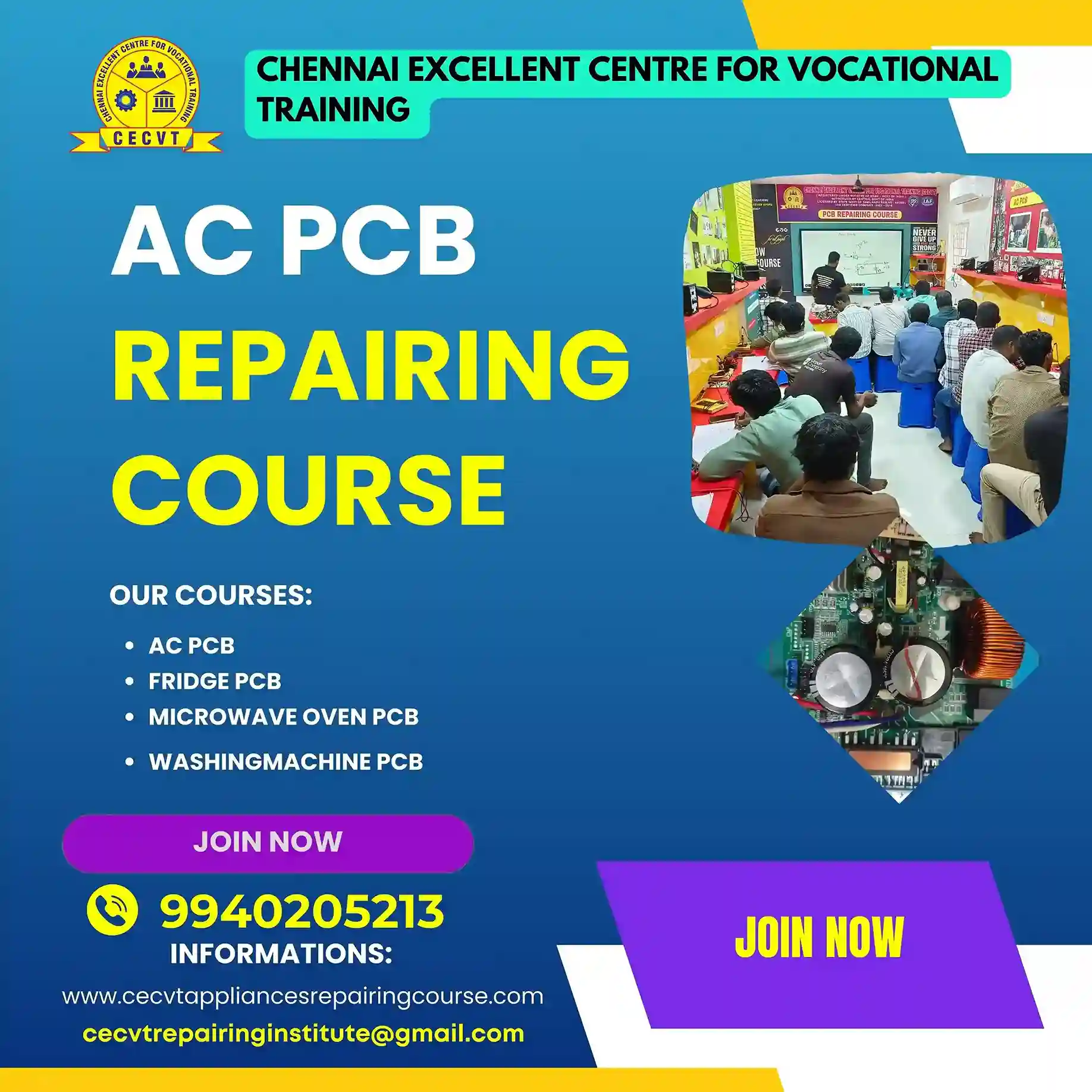 AC PCB Repairing Course in Sikar, Rajasthan