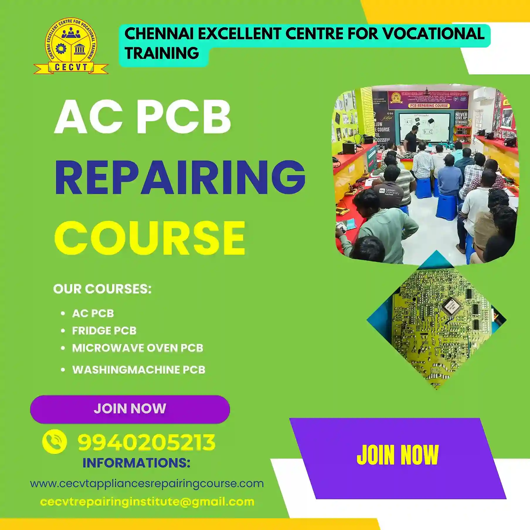 AC PCB Repairing Course in Sikar, Rajasthan