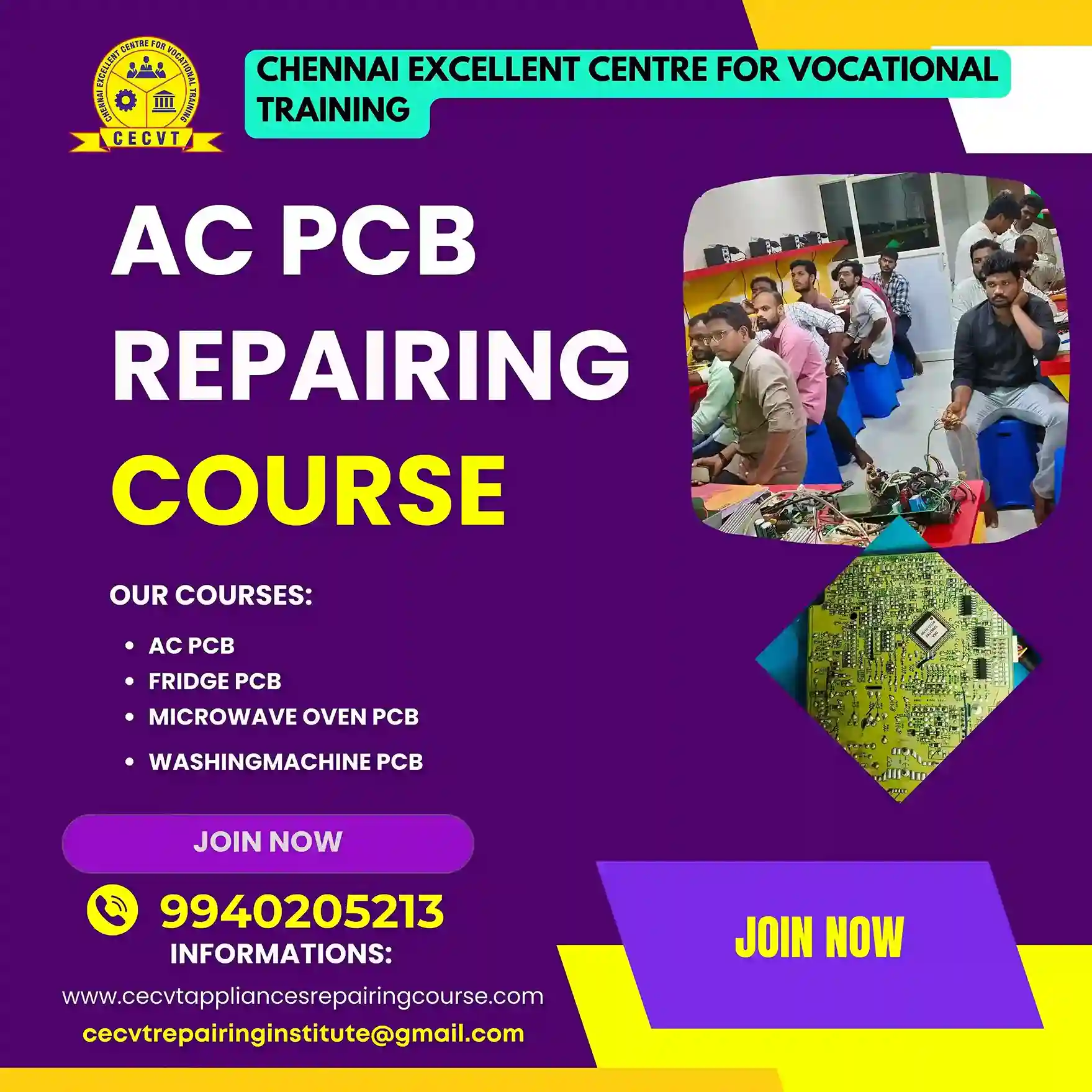 AC PCB Repairing Course in Sikar, Rajasthan