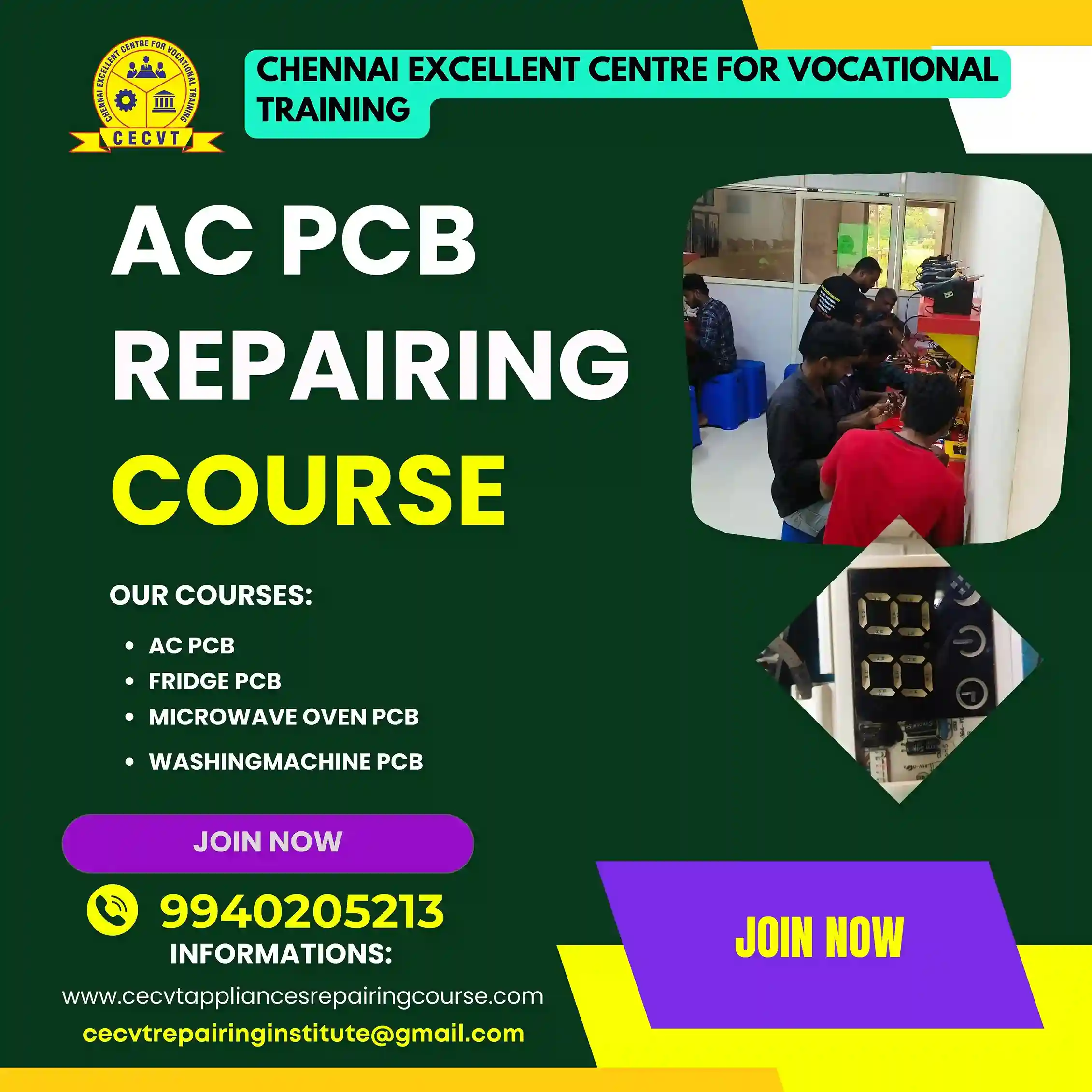 AC PCB Repairing Course in Sikar, Rajasthan