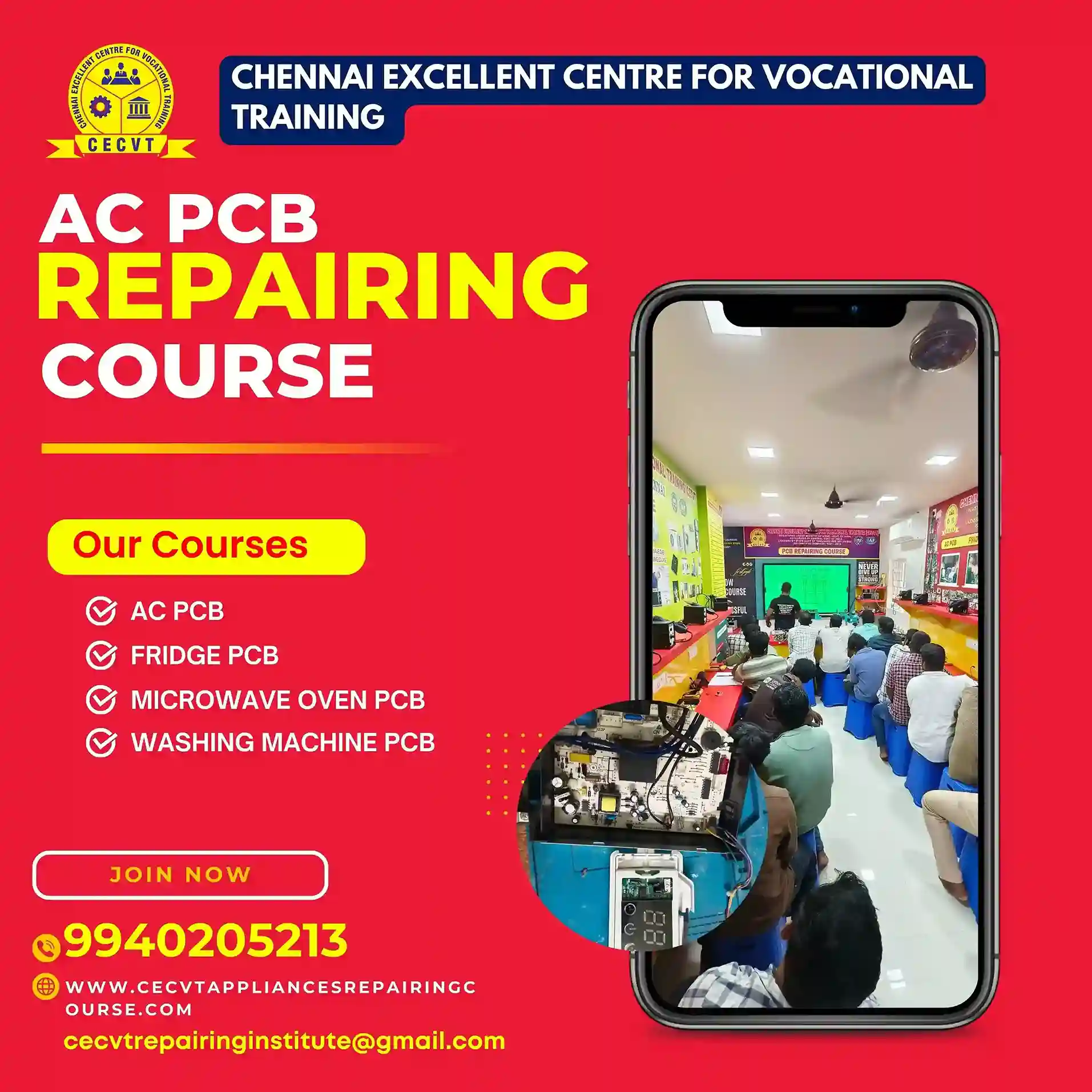 AC PCB Repairing Course in Ranipet, Tamil Nadu
