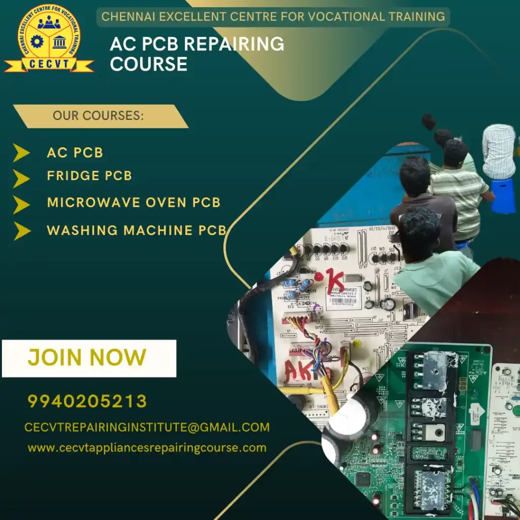 AC PCB Board Mechanic Course in Erode Tamil Nadu
