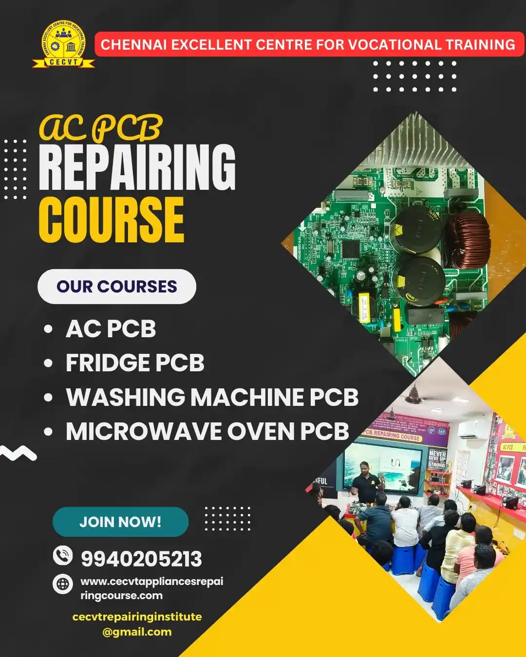 AC PCB Board Mechanic Course in Kolasib Mizoram