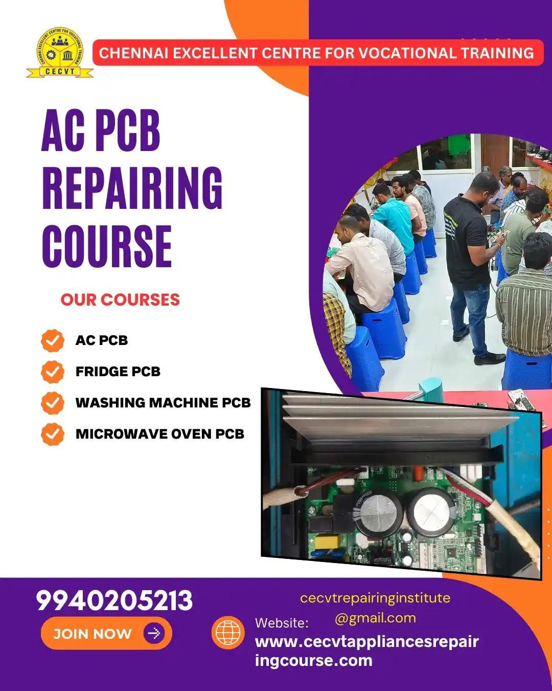 AC PCB Board Mechanic Course in Nagaland  