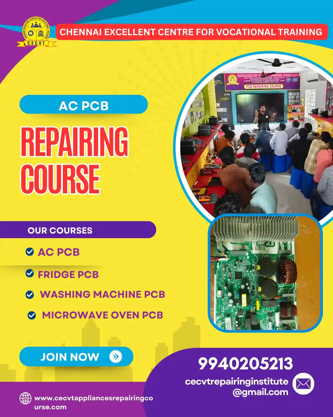AC PCB Board Mechanic Course in Odisha