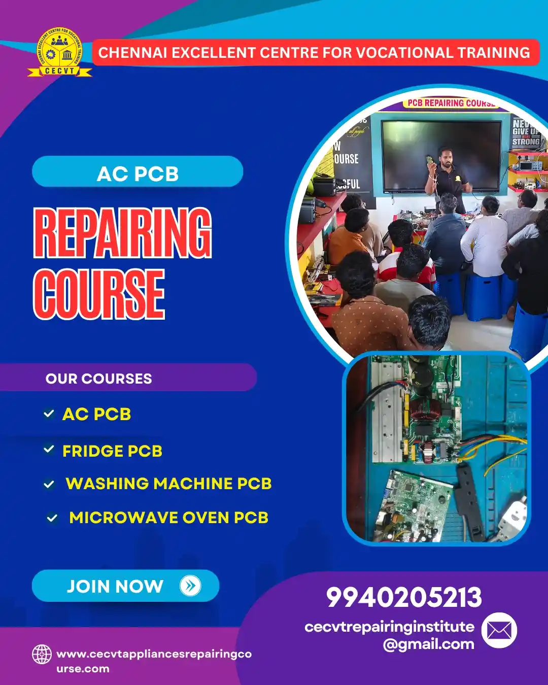 AC PCB Board Mechanic Course in Odisha