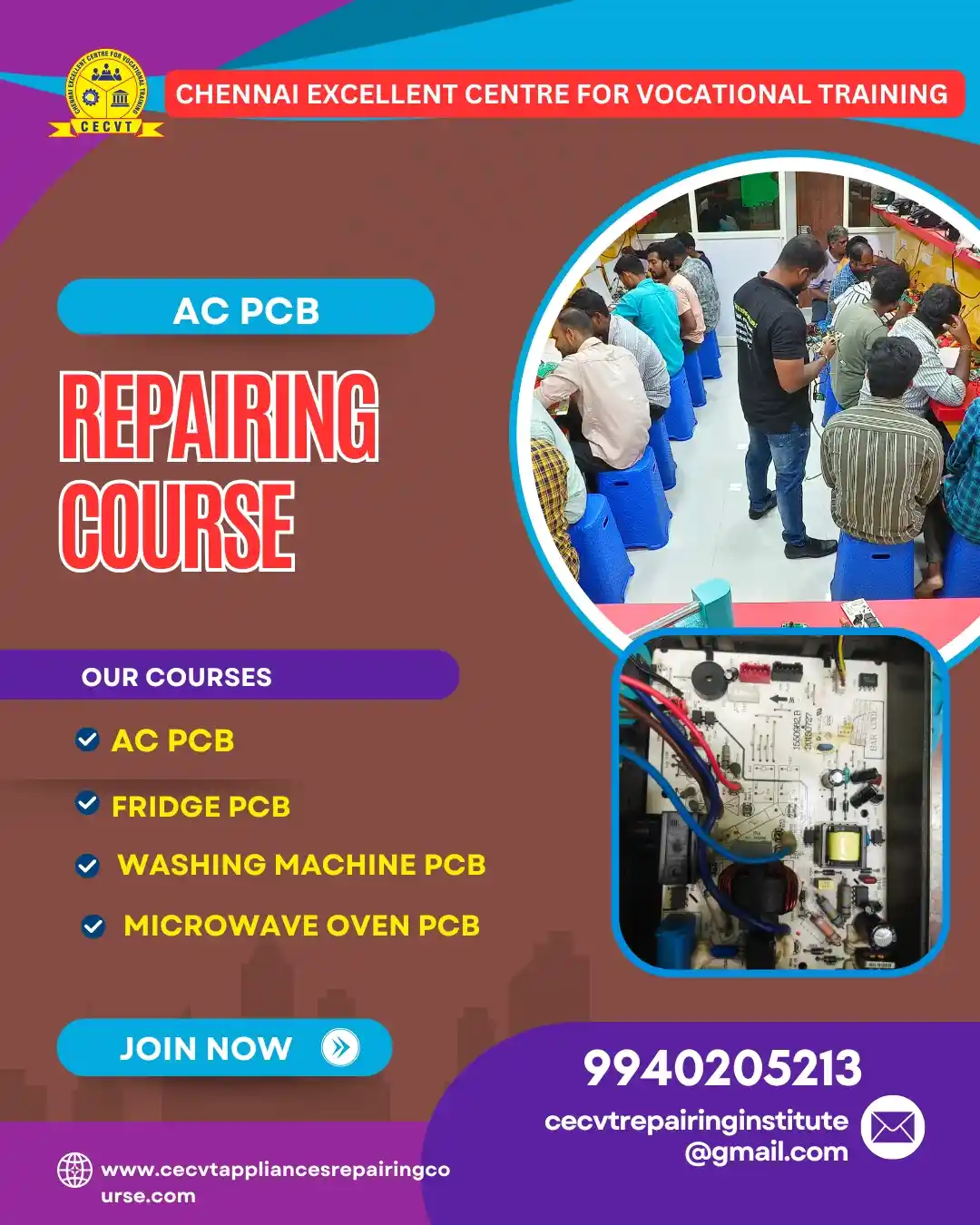AC PCB Board Mechanic Course in Odisha