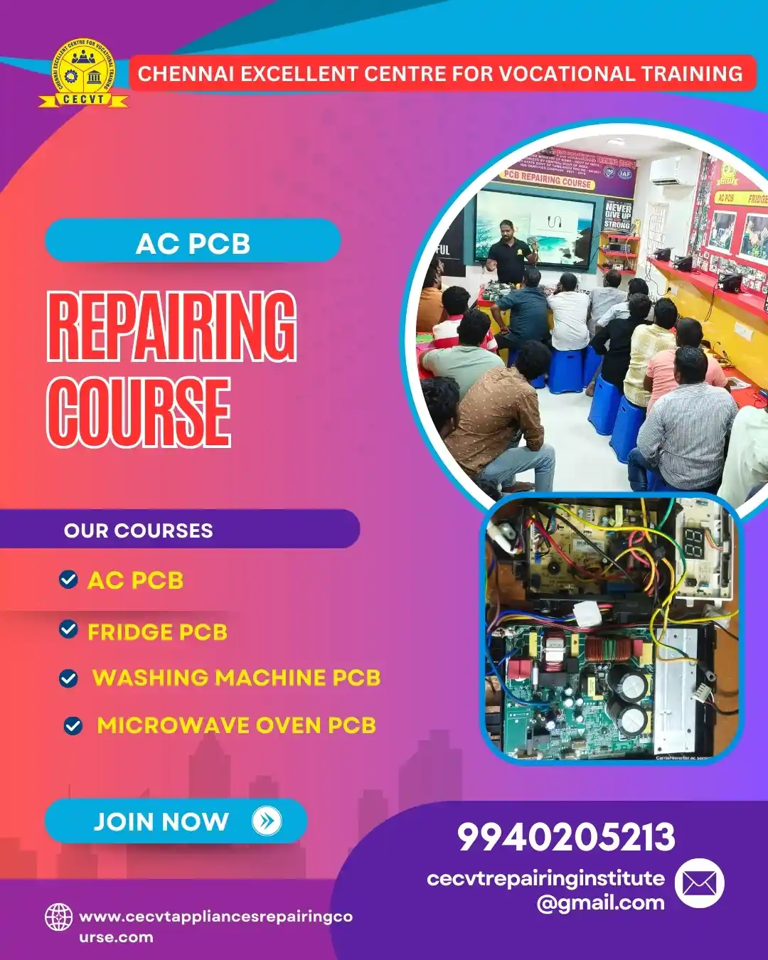 AC PCB Board Mechanic Course in Odisha