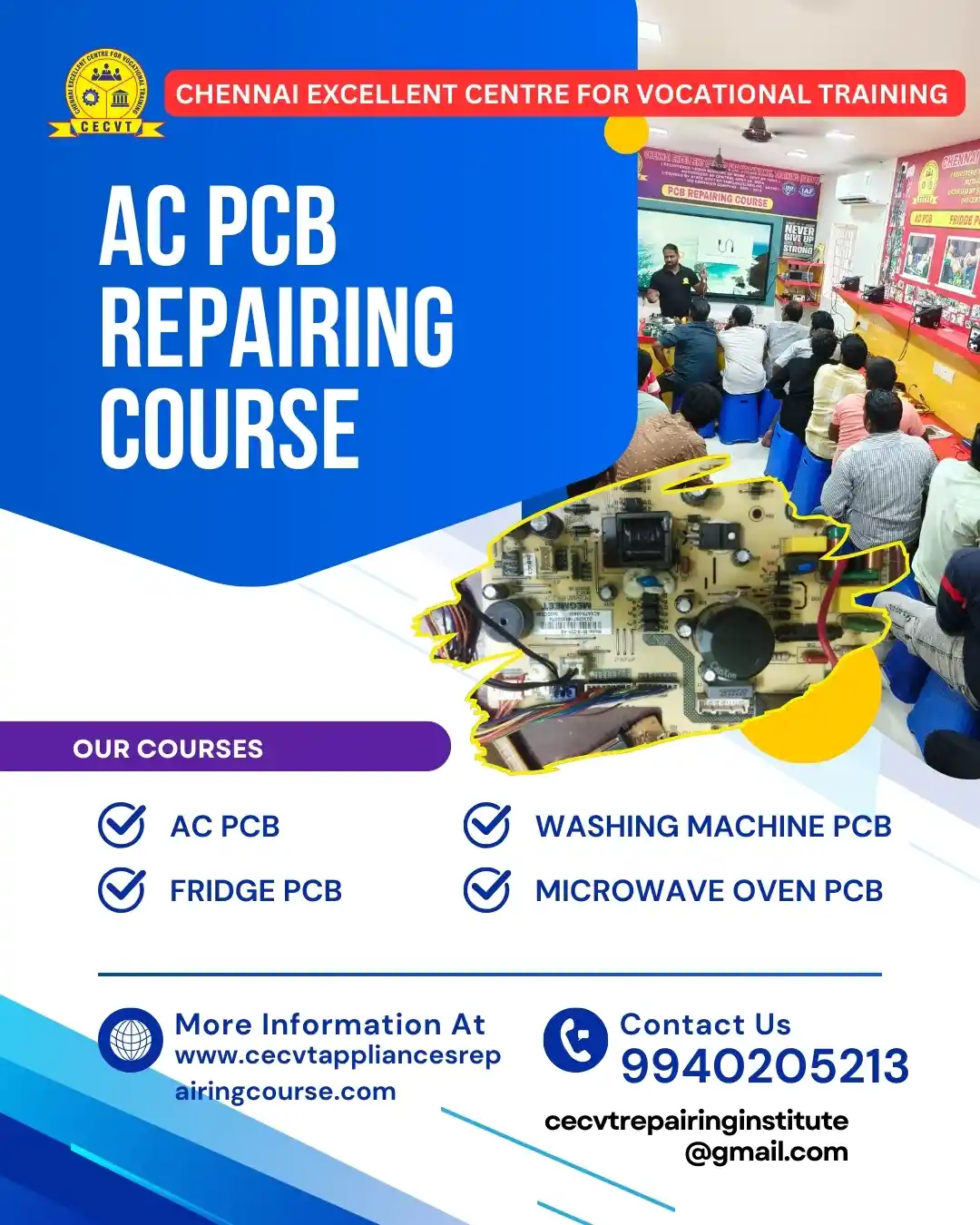 AC PCB Board Mechanic Course in Punjab