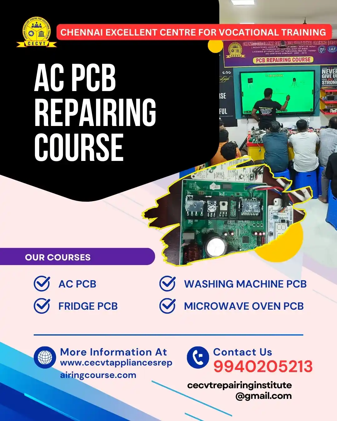 AC PCB Board Mechanic Course in Punjab