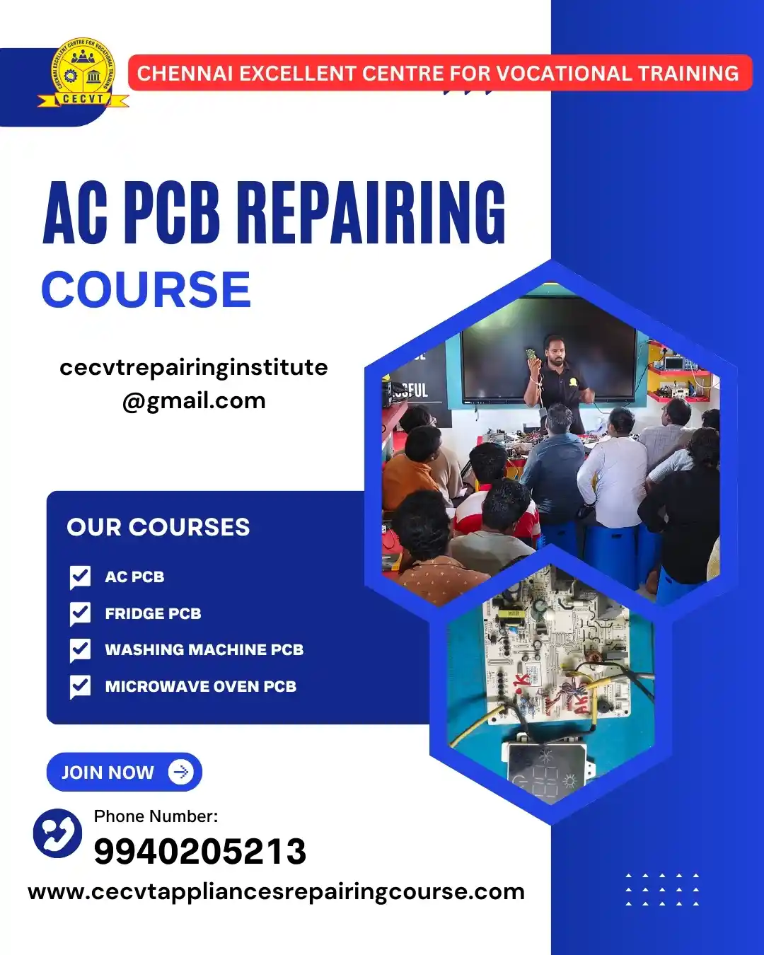 AC PCB Board Mechanic Course in Punjab