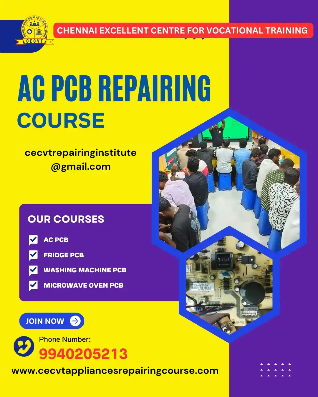 AC PCB Board Mechanic Course in Sikkim