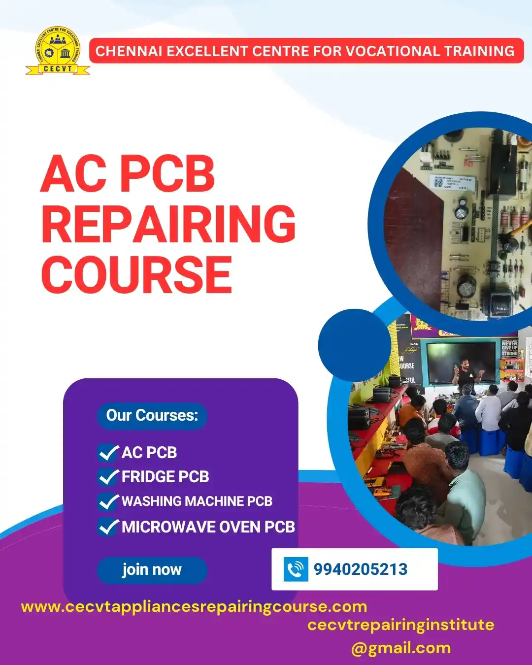 AC PCB Board Mechanic Course in Sikkim