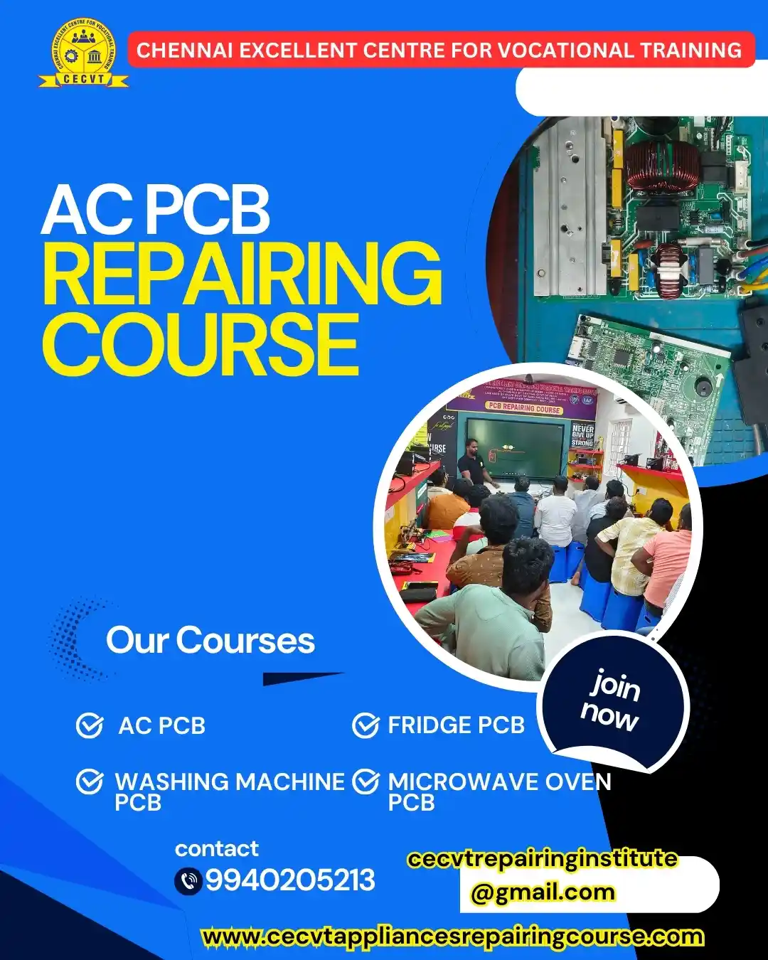 AC PCB Board Mechanic Course in Sikkim