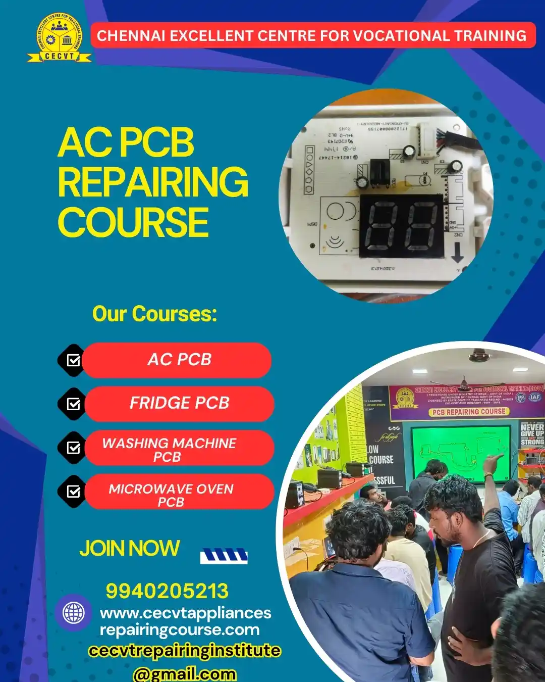 AC PCB Board Mechanic Course in Tripura 