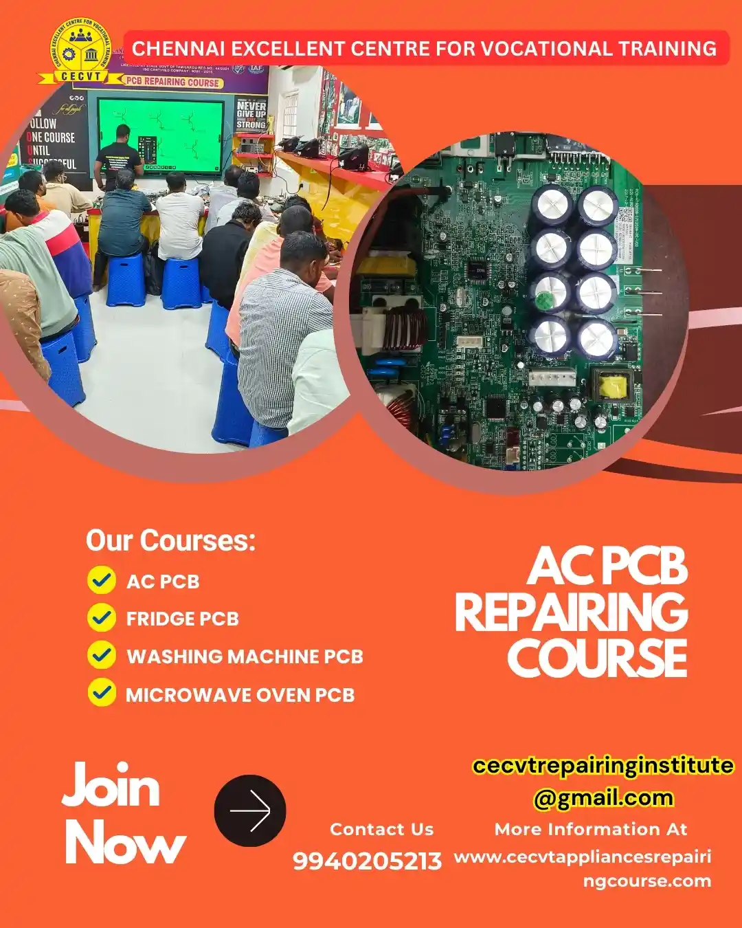 AC PCB Board Mechanic Course in Uttar Pradesh