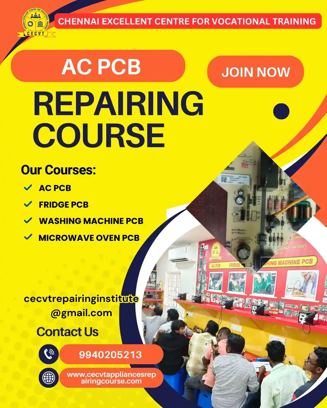 AC PCB Board Mechanic Course in Uttarakhand