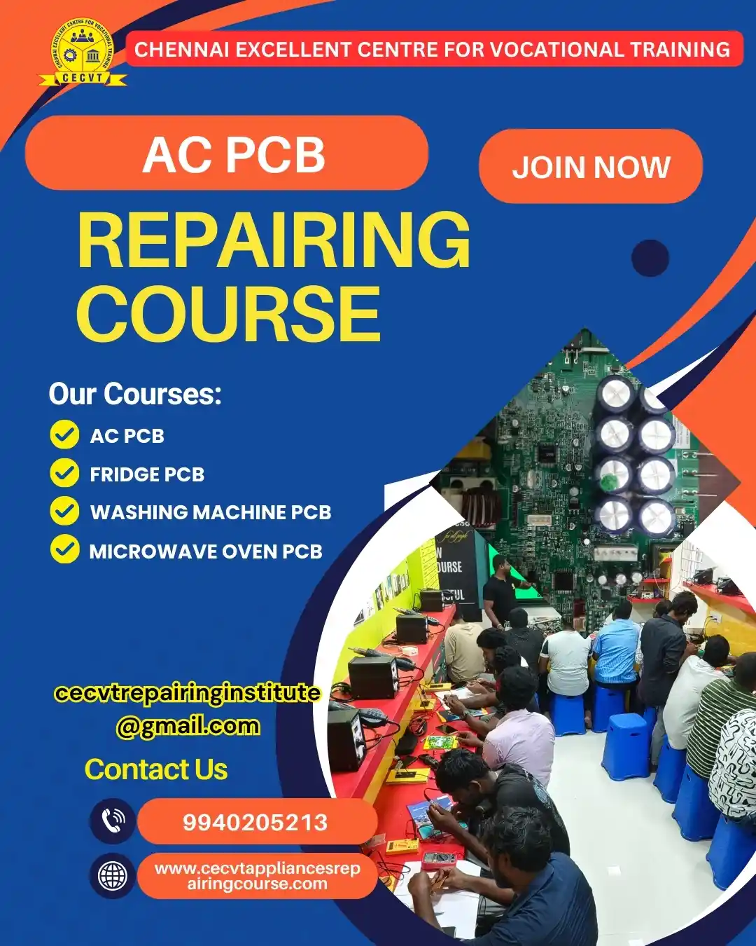 AC PCB Board Mechanic Course in Uttarakhand