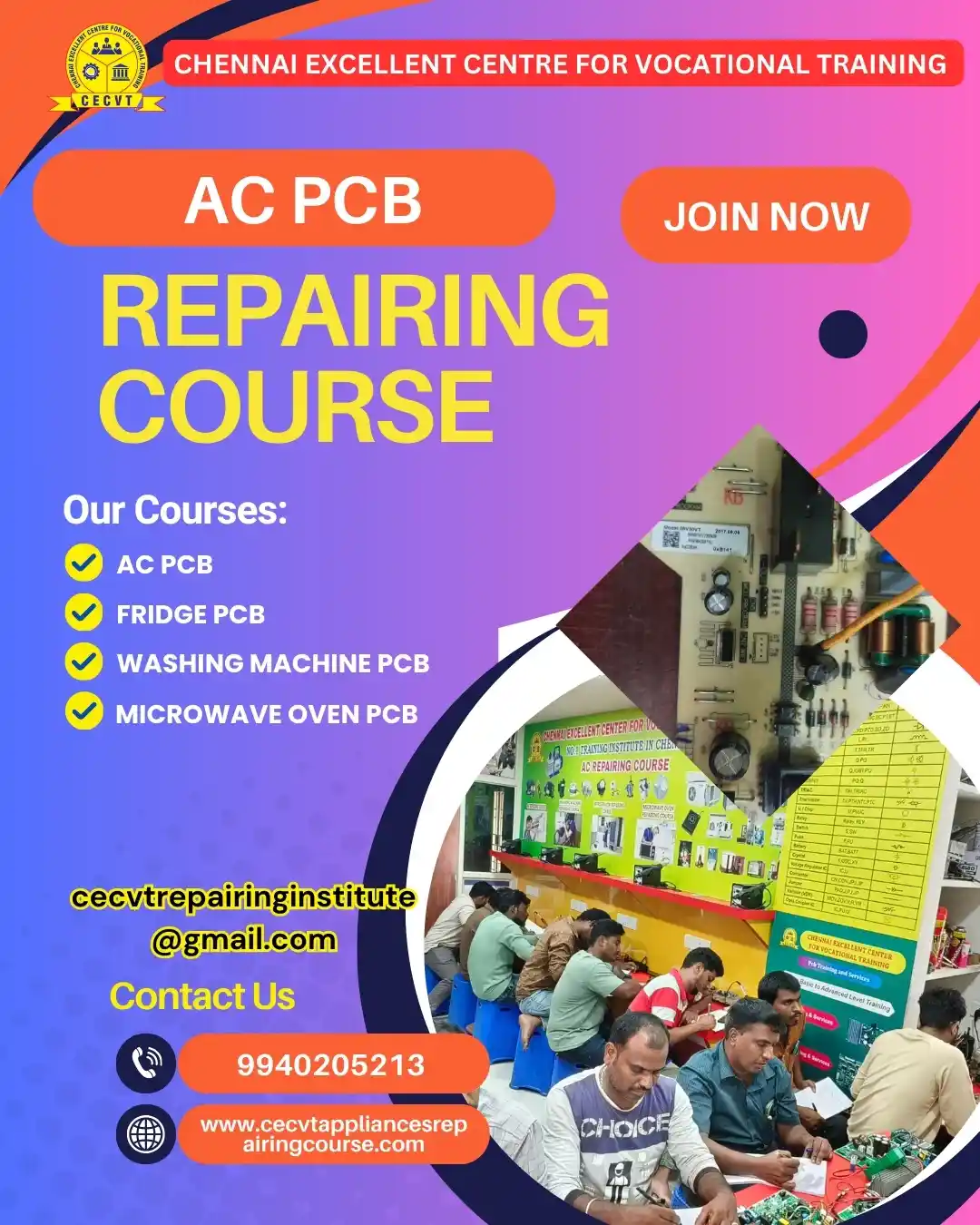 AC PCB Board Mechanic Course in Uttarakhand