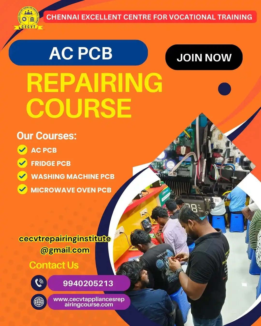 AC PCB Board Mechanic Course in Uttarakhand