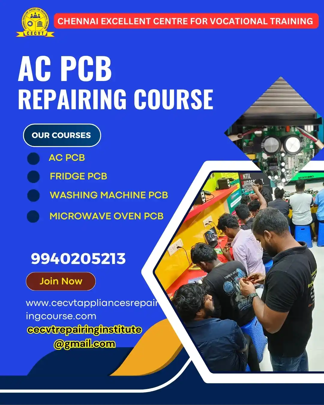 AC PCB Board Mechanic Course in Angul  Odisha