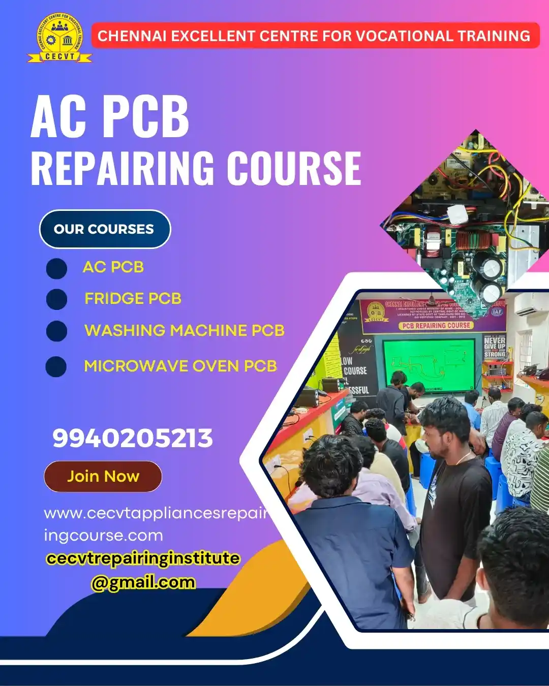 AC PCB Board Mechanic Course in Angul  Odisha