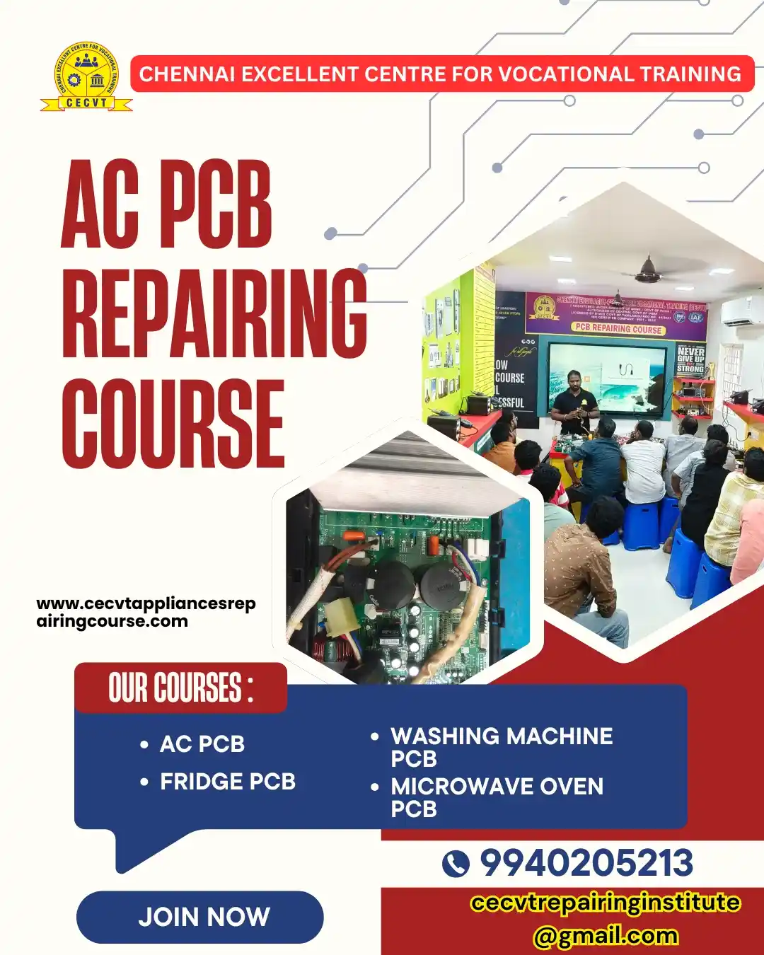 AC PCB Board Mechanic Course in Balasore  Odisha