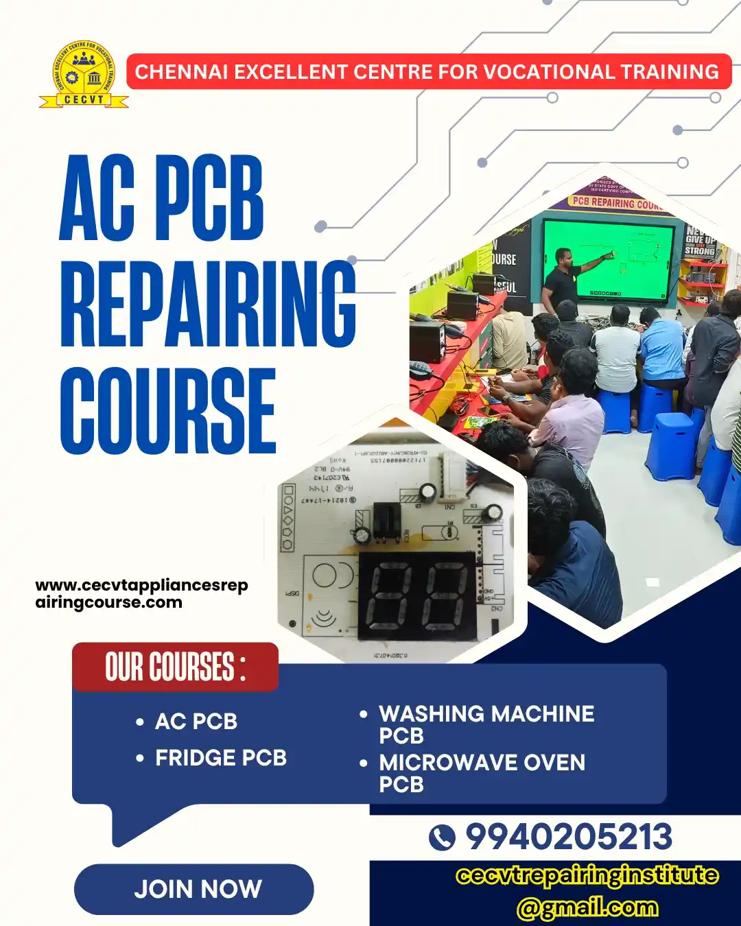 AC PCB Board Mechanic Course in Balasore  Odisha