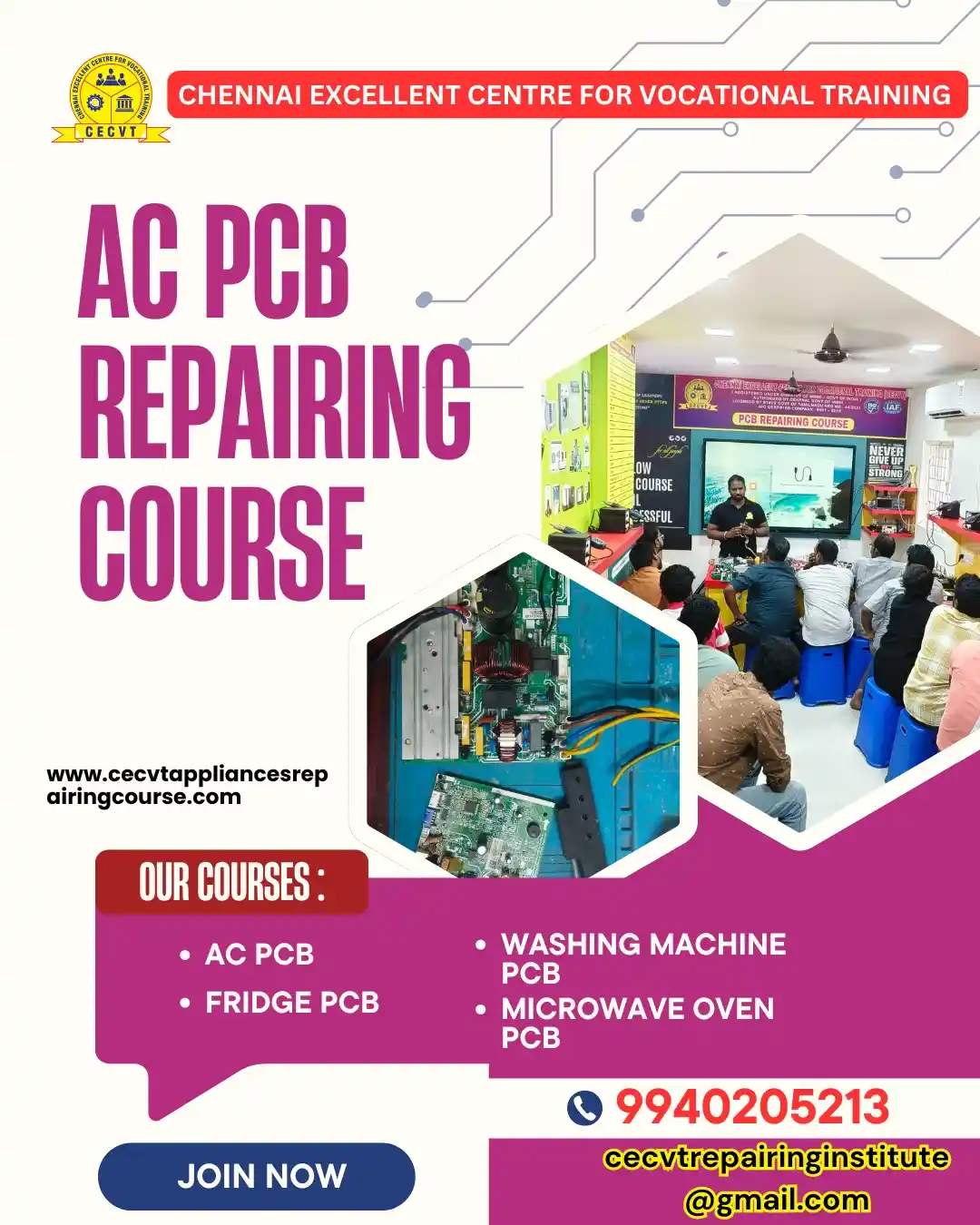 AC PCB Board Mechanic Course in Balasore  Odisha