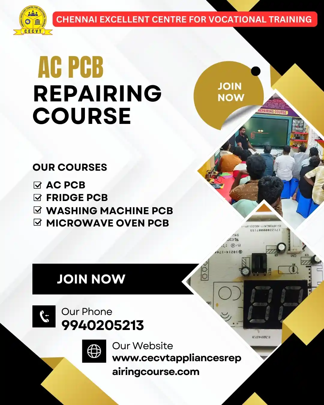 AC PCB Board Mechanic Course in Bhadrak  Odisha