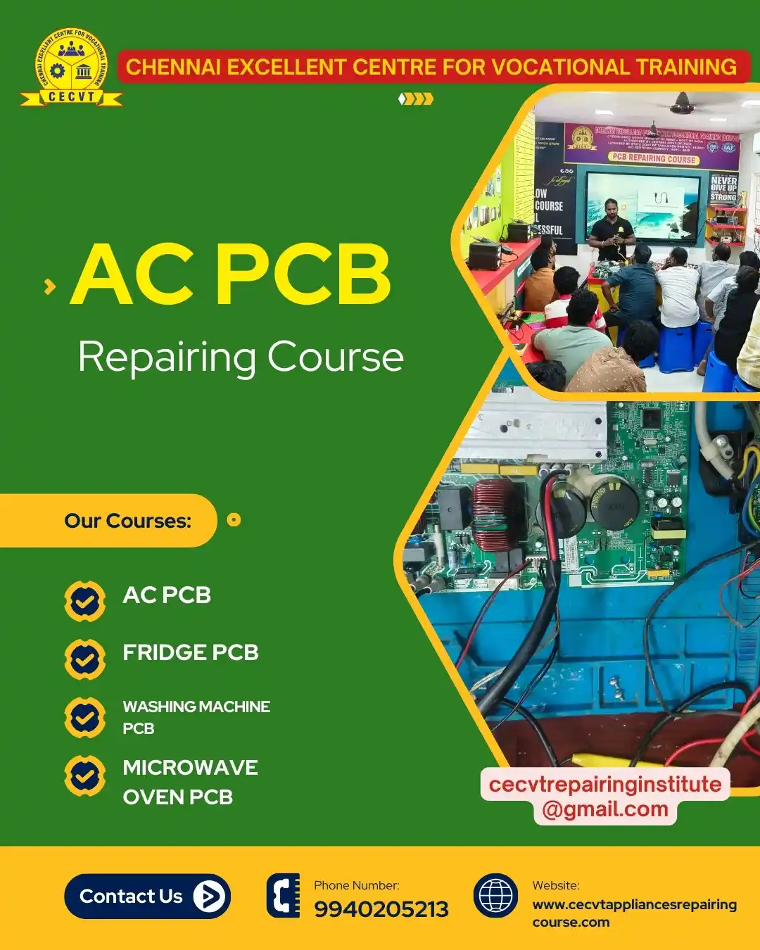 AC PCB Board Mechanic Course in Boudh Odisha