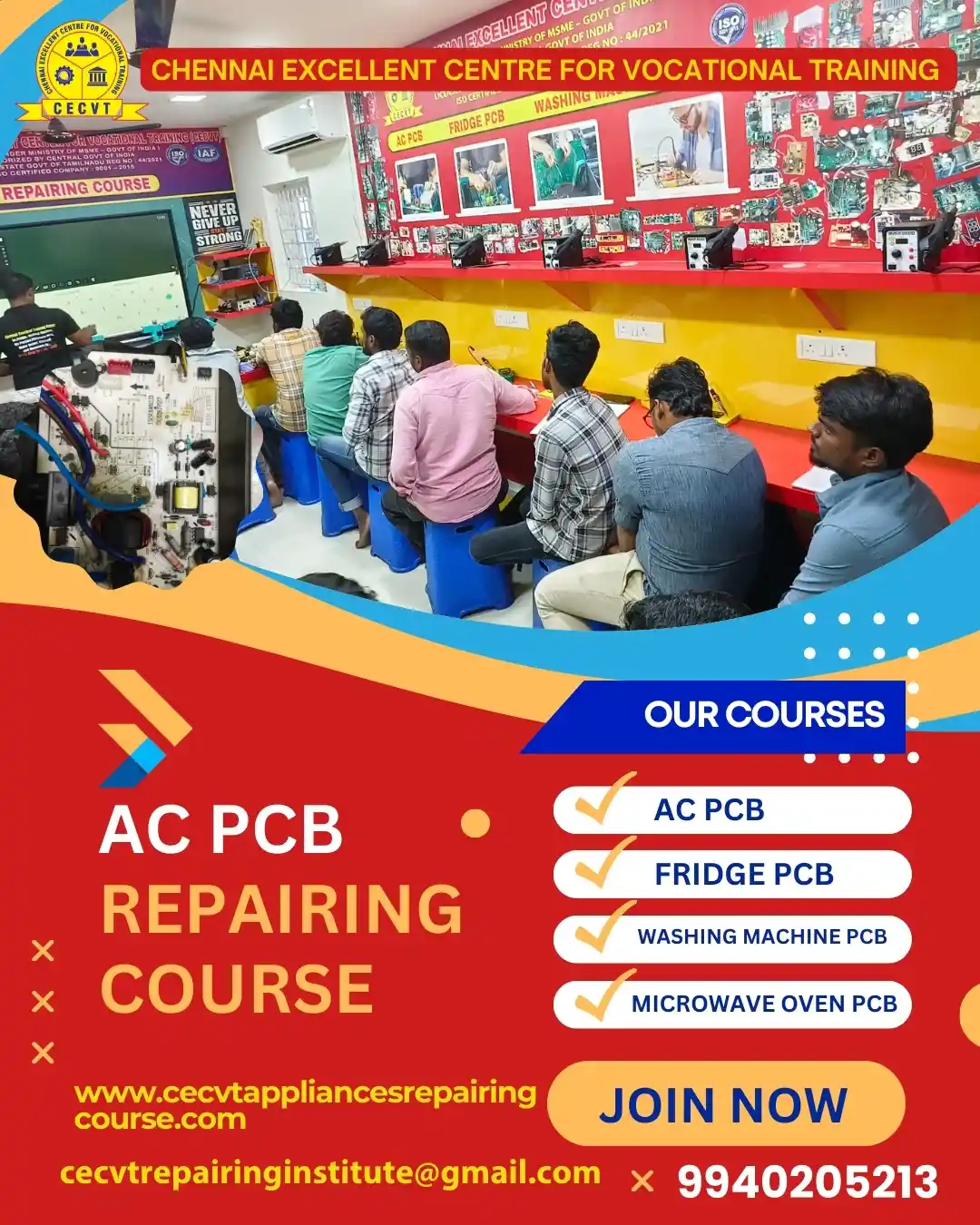 AC PCB Board Mechanic Course in Gonda Uttar Pradesh