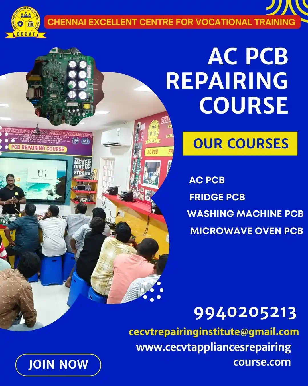 AC PCB Board Mechanic Course in darjeeling West Bengal