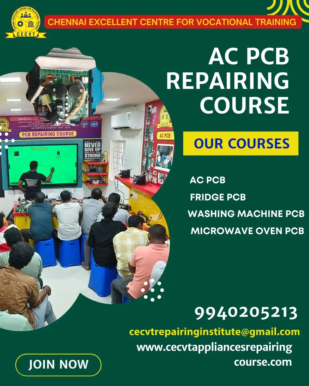 AC PCB Board Mechanic Course in darjeeling West Bengal