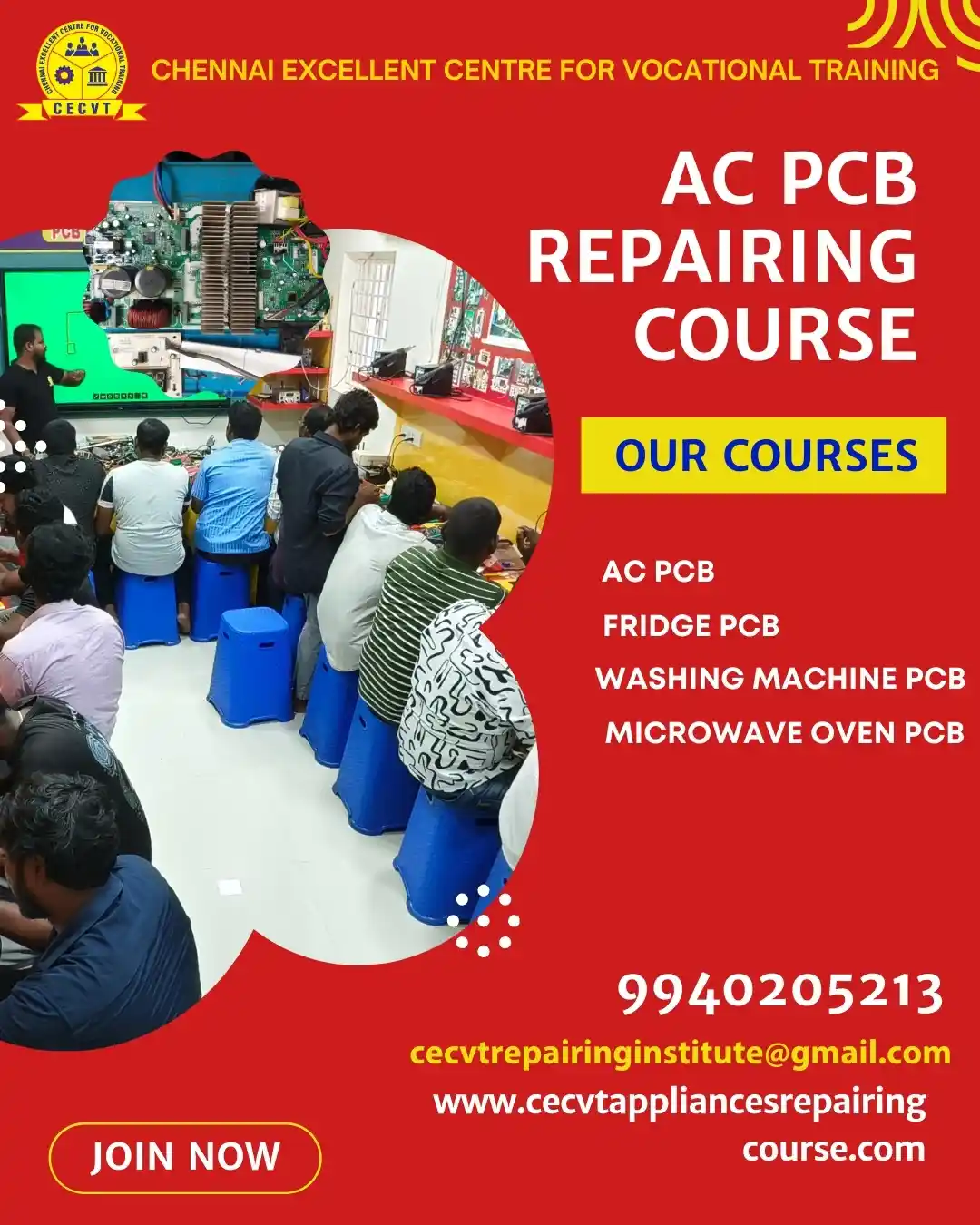 AC PCB Board Mechanic Course in darjeeling West Bengal